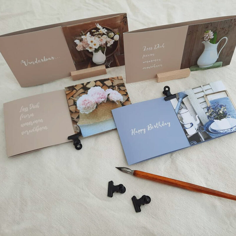 Klappkarten Set Geburtstag