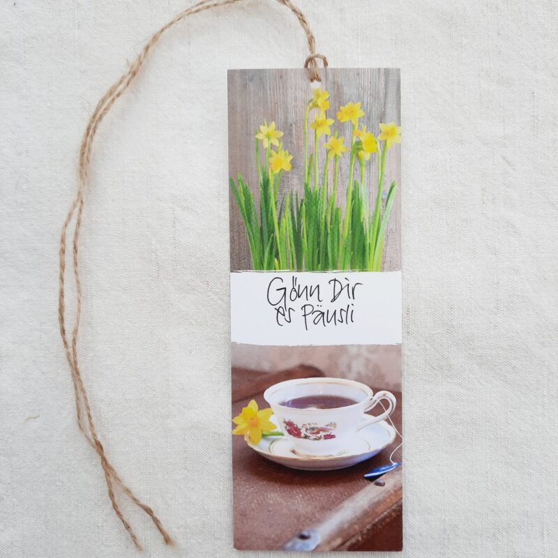 Frühlingskarte: Gönn Dir es Päusli