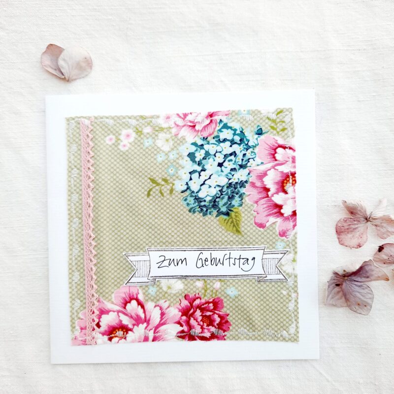 Genähte Karte Milly