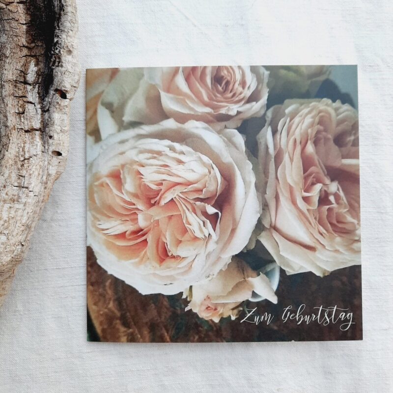 Verträumte Rosen zum Geburtstag