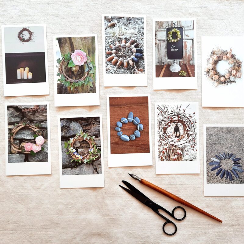 Kartenset Kränze und Kreise